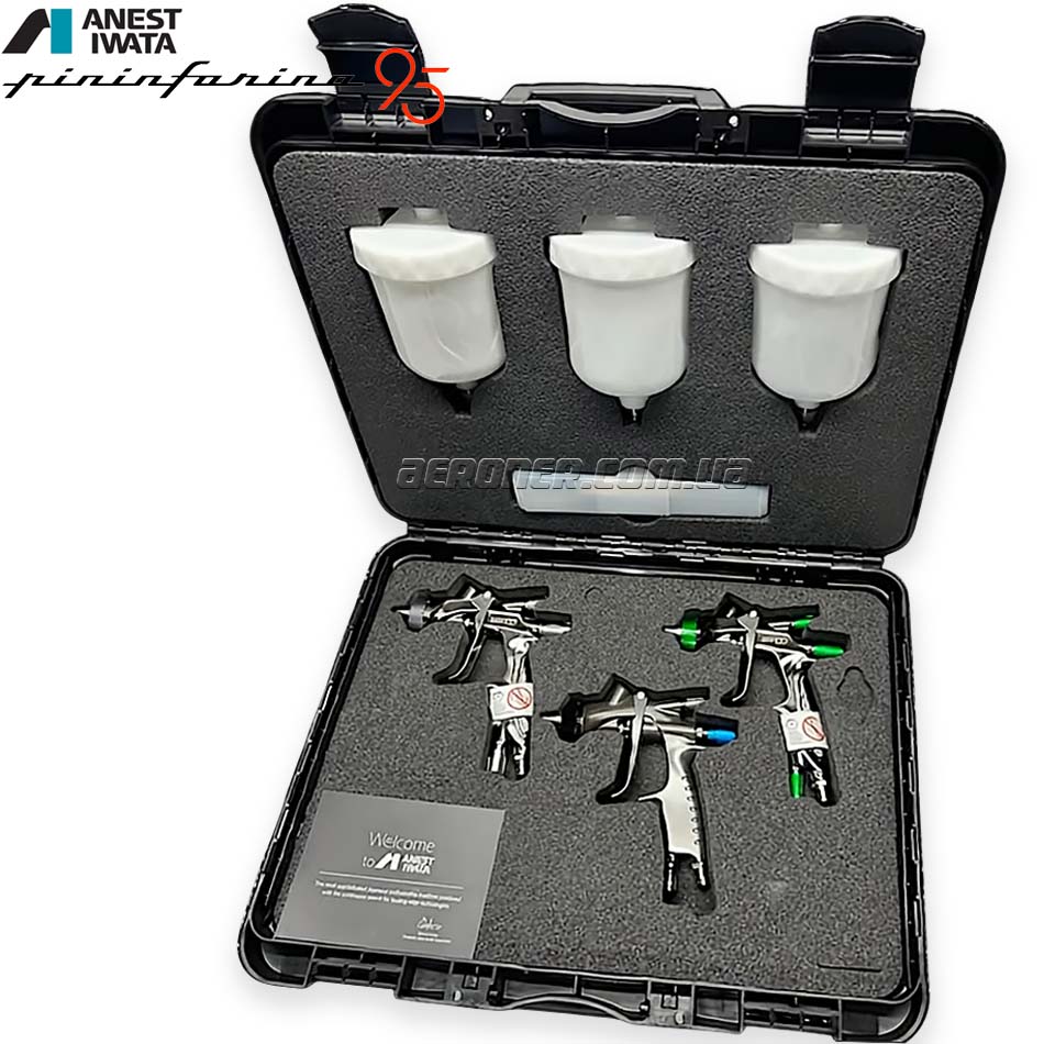 Набор краскопультов Iwata SR2 Exclusive Finishing Set 3 в 1