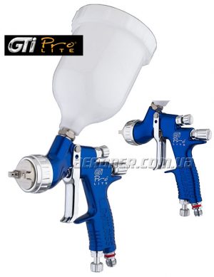 Краскопульт DeVilbiss GTi ProLite Blue TE20 1,2+1,4